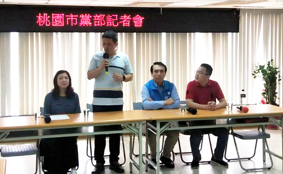 國民黨桃園市黨部今宣布現任立委陳學聖將代表國民黨出征第六選區立委選舉。 圖：國民黨桃園市黨部／提供