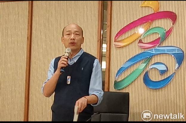 高雄市長韓國瑜表示「當選總統在高雄上班」。 圖：孫家銘／攝（資料照片）。