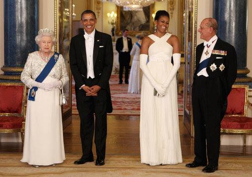美國前總統歐巴馬夫婦2011年5月訪問英國。 圖：翻攝The Royal Family臉書