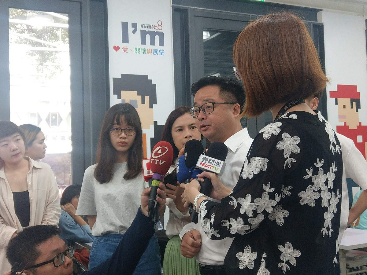 民進黨秘書長羅文嘉表示，現行核電不到一成，要為了這麼少的電冒風險嗎？ 圖／記者陳俐穎攝