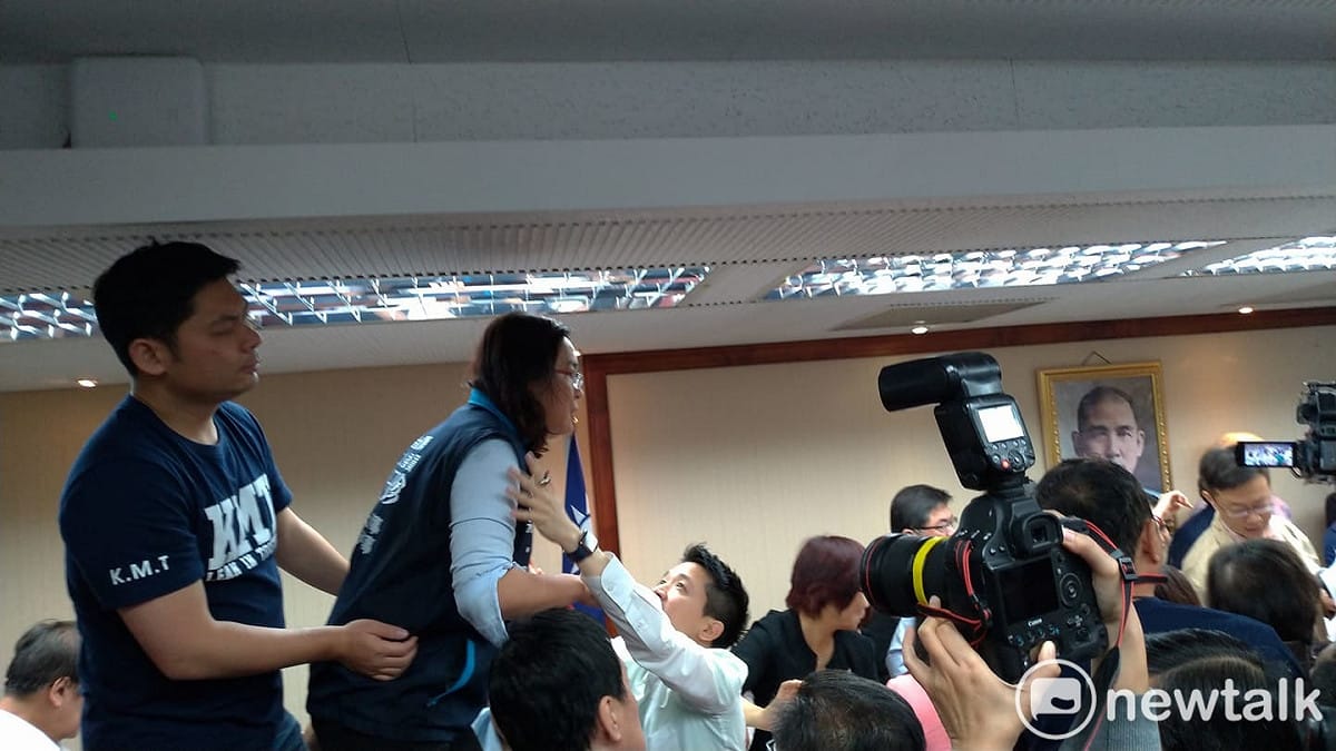 陳玉珍指控，她被綠委叫囂著「金門豬、滾回中國去」、「妳不是台灣人」等語。 圖：陳佩君／攝