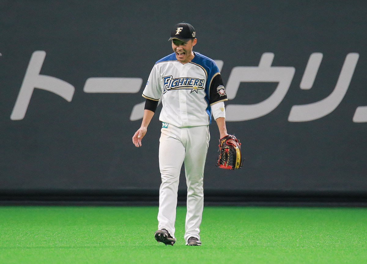 北海道火腿鬥士隊外野手王柏融。 圖／記者葉政勳攝 , 2019.03.30