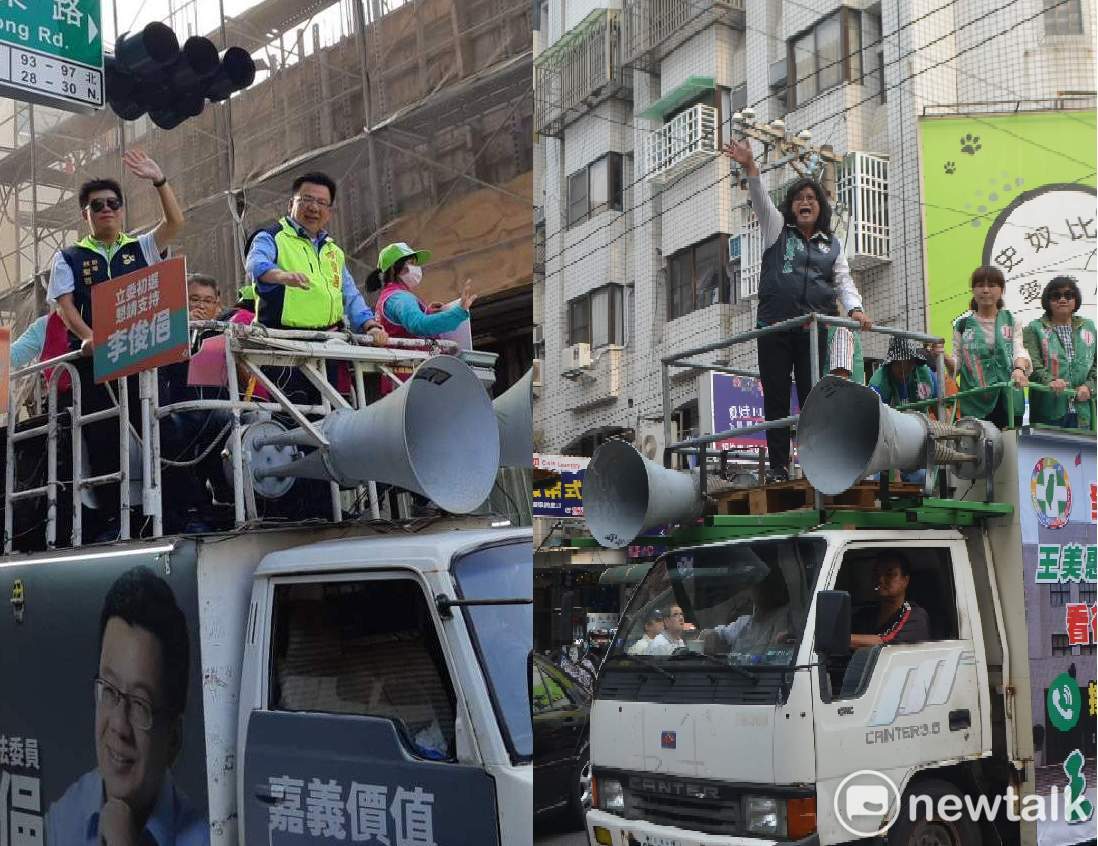 李俊俋擁有現任優勢，卻在初選時輸給市議員王美惠。 圖：新頭殼合成照片，蔡坤龍/攝