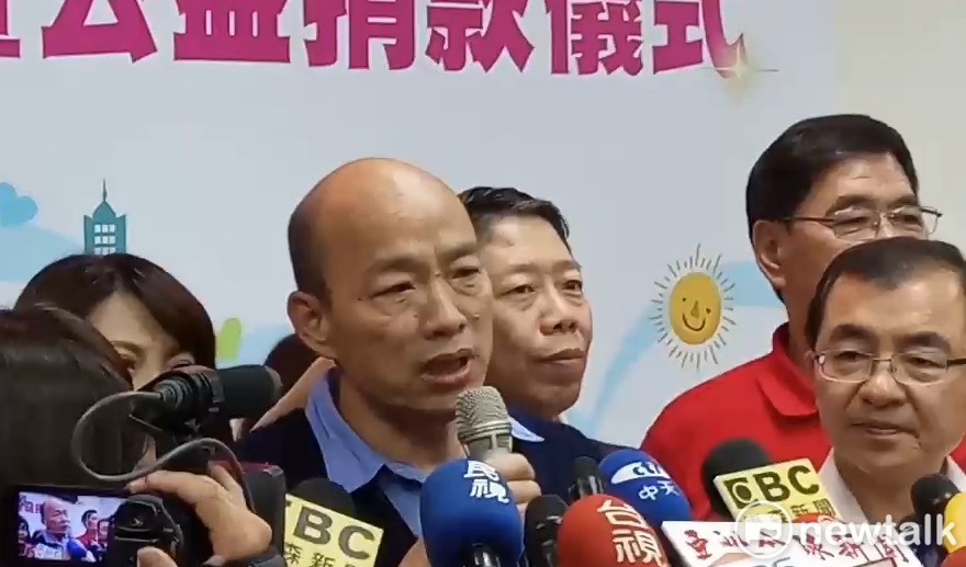 高雄市長韓國瑜今提告多次潛入市長室的吳姓前員工。 圖：孫家銘／攝（資料照片）