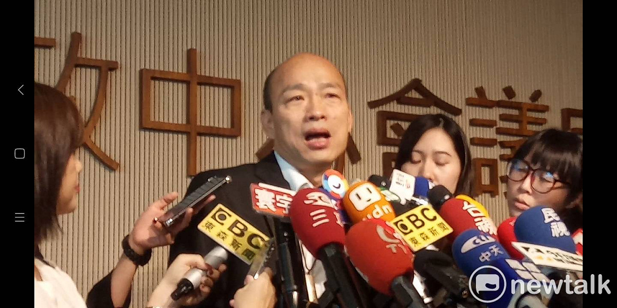 高雄市長韓國瑜。 圖：孫家銘／攝 (資料照片)