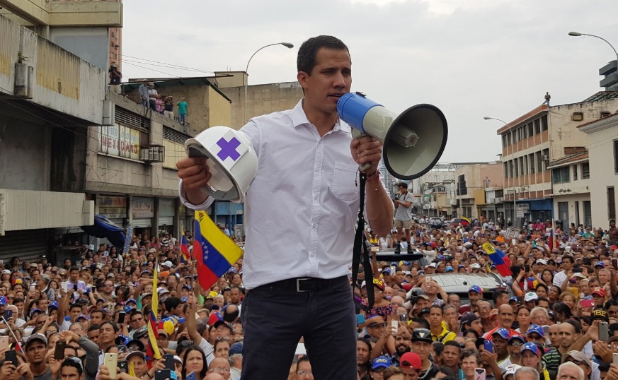 委內瑞拉反對派領袖瓜伊多(Juan Guaido) 圖：翻攝自瓜伊多推特