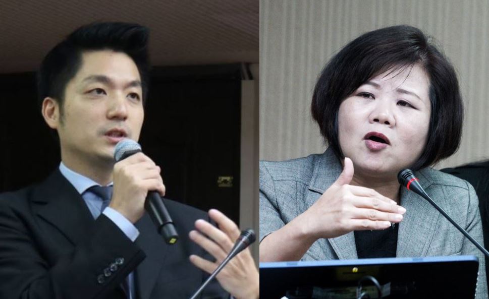 立委蔣萬安（左）與勞動部長許銘春（右）。 圖：新頭殼合成
