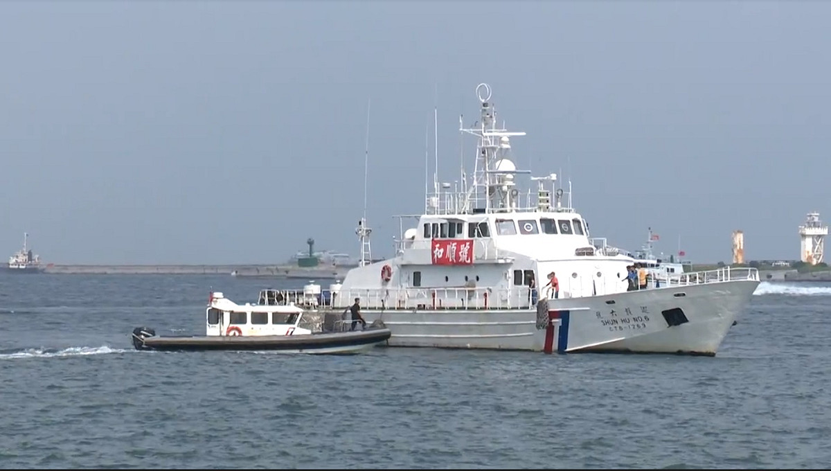 金華暨海安十號演習，參演海巡署船艦。 圖：海巡署提供