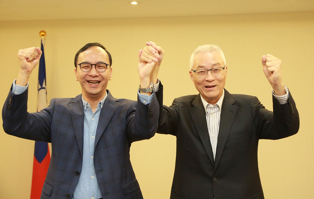 國民黨主席吳敦義今(4)日上午11時與最早表態參與黨內總統初選的前新北市長朱立倫約在黨中央會談。 圖：國民黨／提供