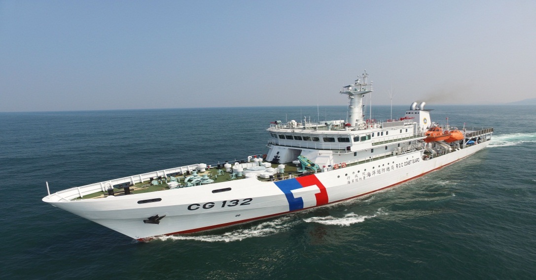 海巡署1000噸級巡防艦「桃園艦」。 圖：翻攝海巡署官網