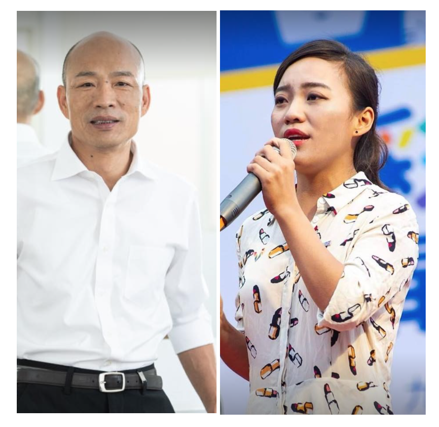 左：高雄市長韓國瑜；右：高雄市議員黃捷。 圖：新頭殼合成