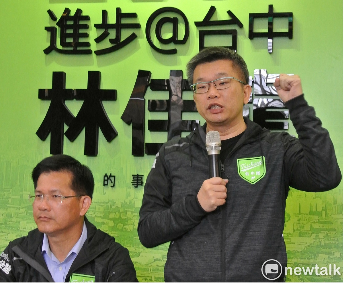 蔡其昌必定是綠營2020大選的「台中隊長」。 圖：唐復年/攝