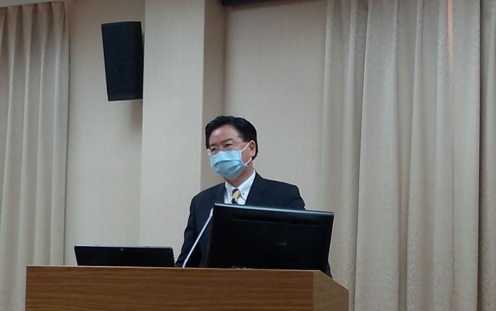 吳釗燮今天表示，台灣與所羅門的邦誼，短、中期不會有問題，且很有信心。 圖：陳佩君／攝