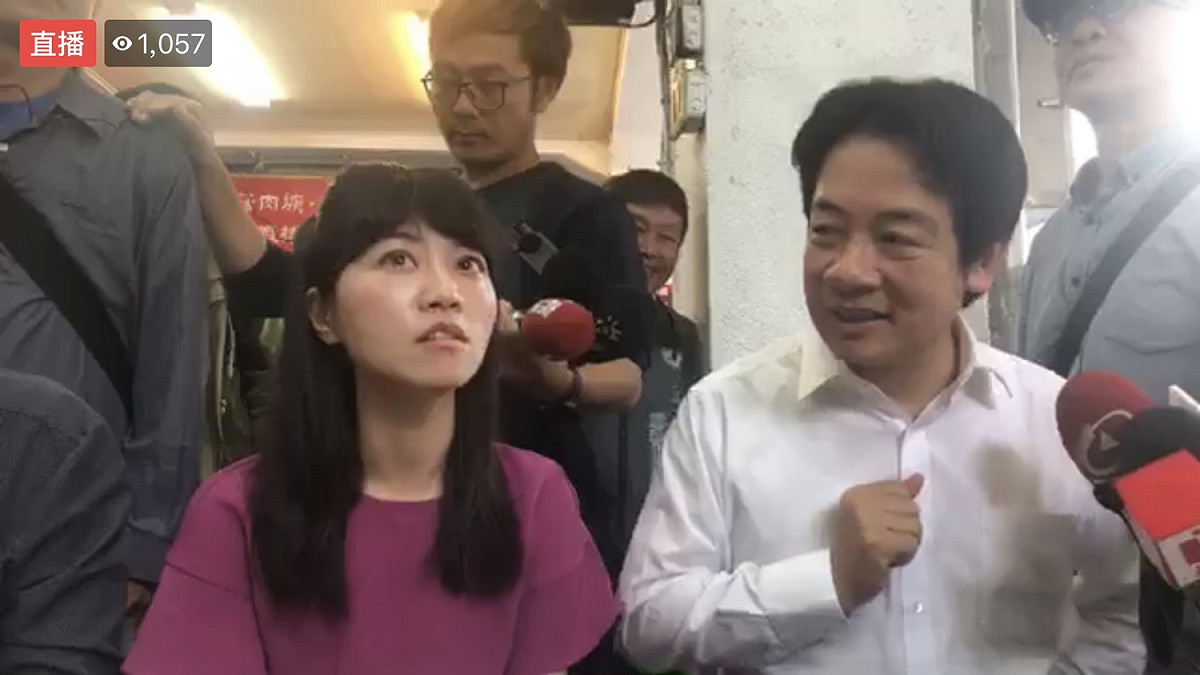 民進黨台北市議員高嘉瑜今（6）天建議賴清德甩開偶像包袱、更能接地氣！ 圖：擷自直播畫面
