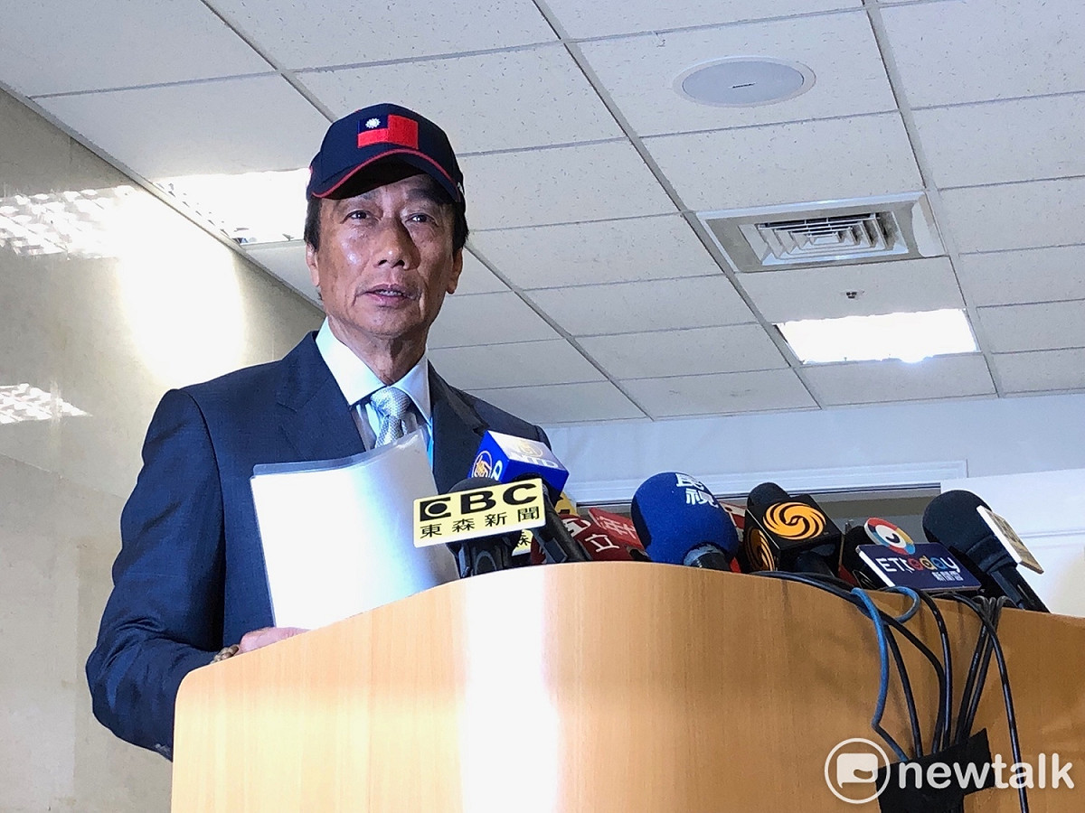 鴻海董事長郭台銘。 圖：趙婉淳／攝（資料照片）