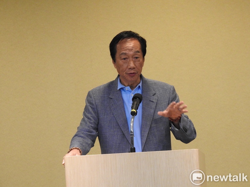 鴻海董事長郭台銘表示，北京當局不能不重視中華民國存在的事實。資料照片。 圖：趙婉淳／攝