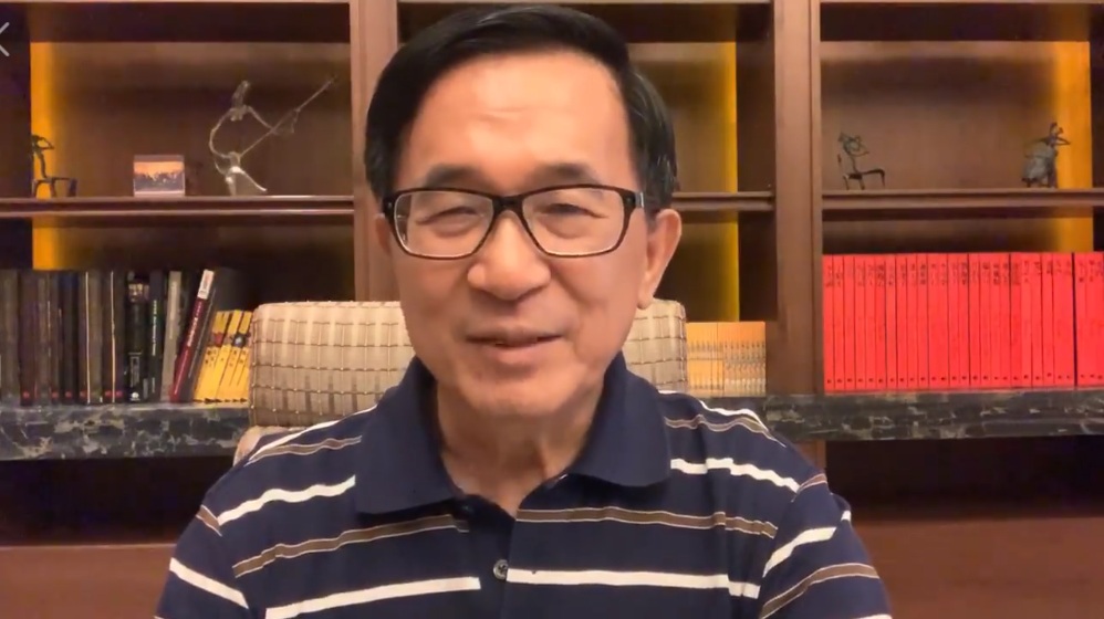前總統陳水扁。 圖：翻攝YonGe Chen臉書