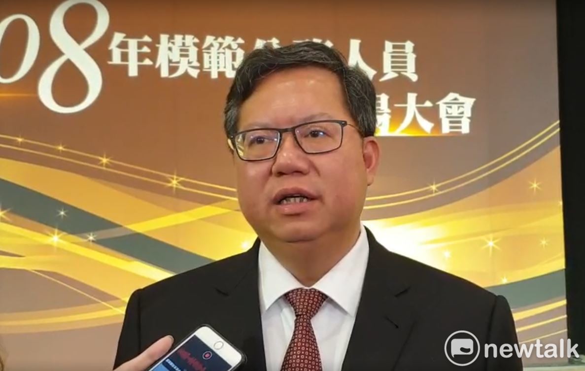 鄭文燦說明，自貿港跟自經區並不一樣，每個城市設置自經區的計劃在國民黨執政時就已經被否決了。 圖：林昀真／攝