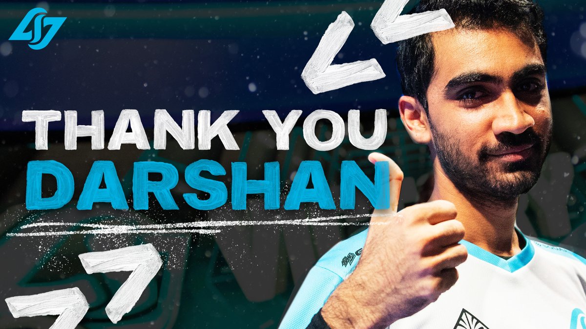 CLG上路老將Darshan離隊 圖：翻攝自 Counter Logic Gaming 官方推特