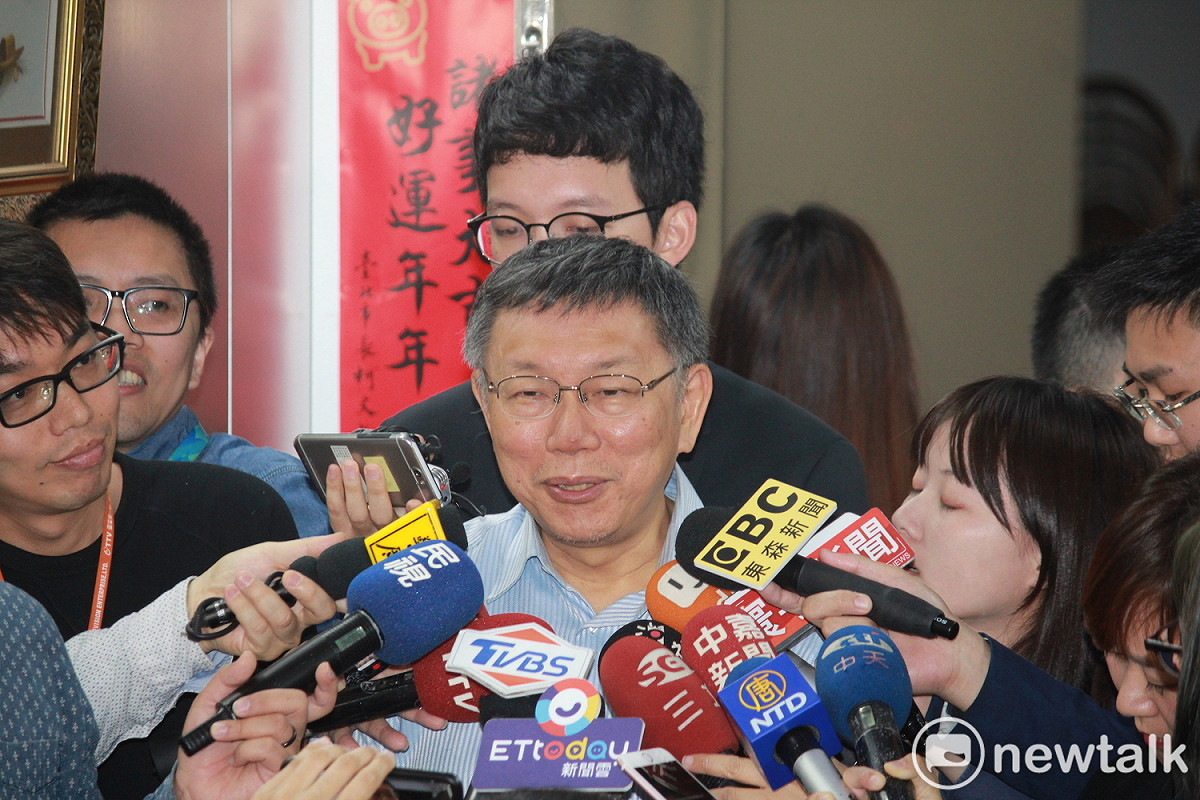 台北市長柯文哲。 圖：新頭殼資料照