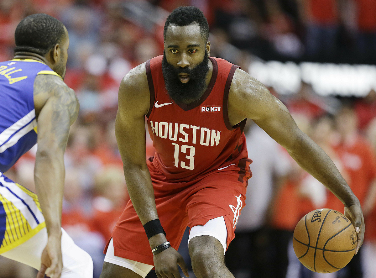 火箭一哥「大鬍子」James Harden。 圖：美聯社／達志影像
