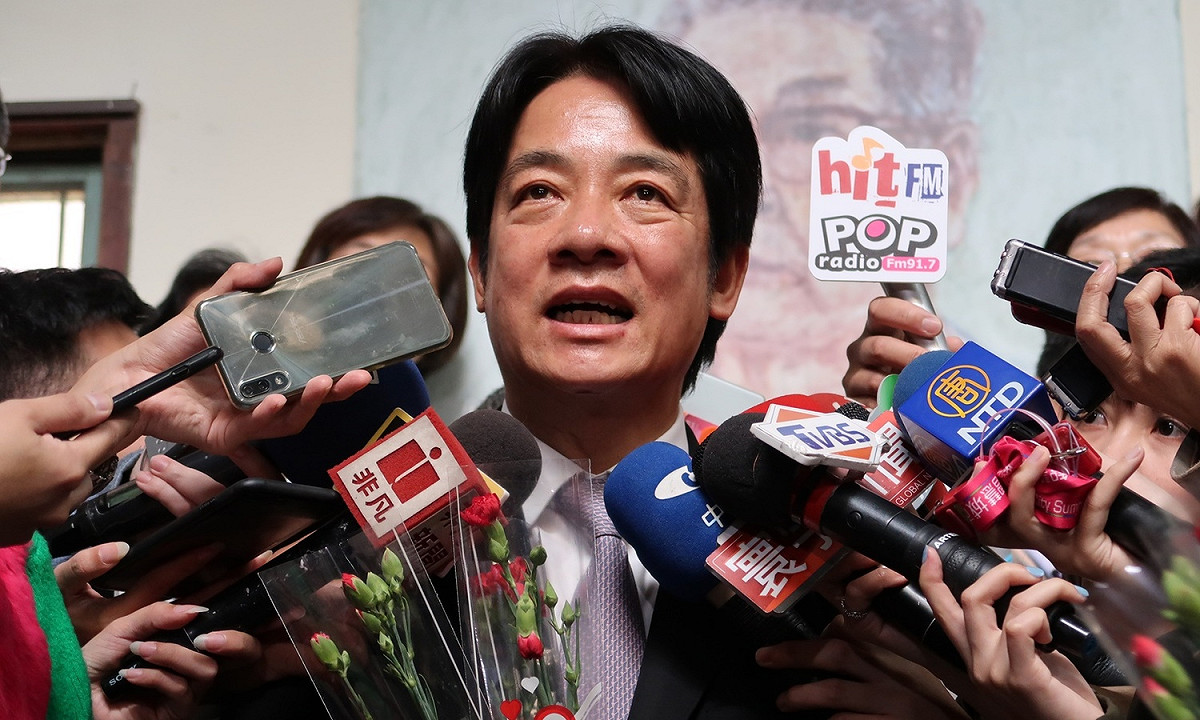 前行政院長賴清德。 圖：林朝億/攝