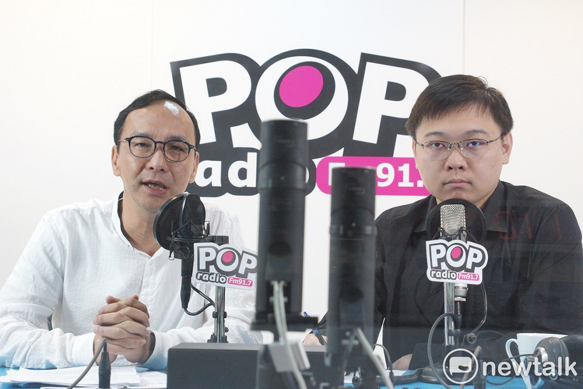 朱立倫強調，台灣經濟一定要開放，若走回保護主義或是走回故步自封，面對各國競爭，台灣永遠都只會落後。 圖：張良一／攝
