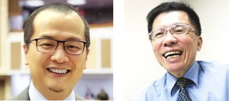 國民黨台北市議員羅智強vs.政論名嘴沈富雄。 圖：新頭殼合成