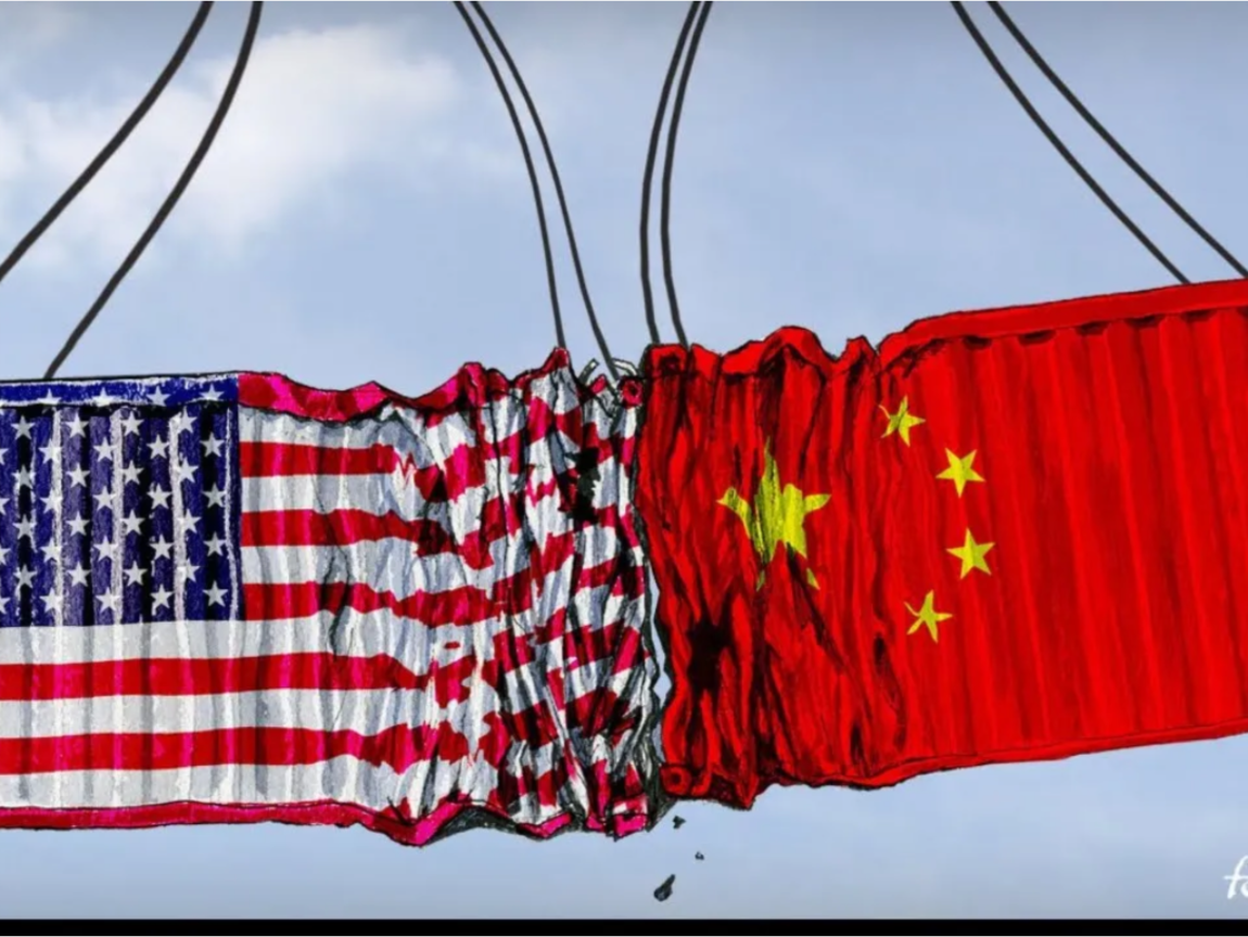 在去年美國對中國貨品調高關稅後，浙江杭州當地有三成小型外貿服裝企業因訂單不足而歇業。 圖：翻攝自Youtube