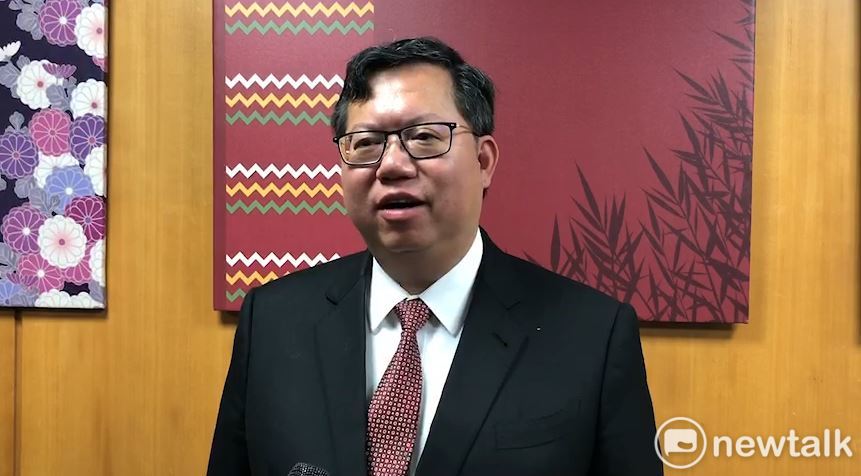 鄭文燦認為朱立倫已被邊緣化，談自經區話題是為了叫陣取得發言權。 圖：林昀真／攝