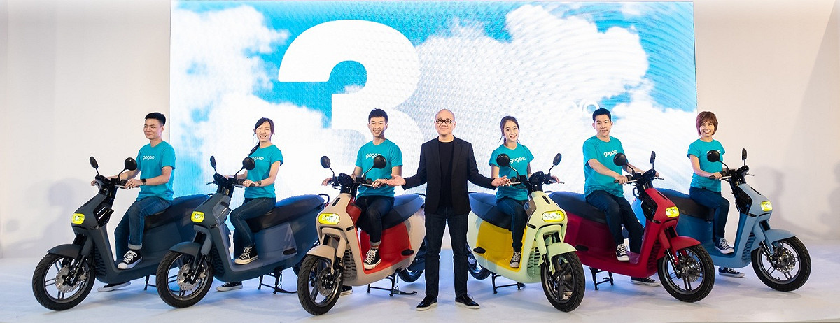 台灣電動車品牌Gogoro創辦人暨執行長陸學森親自發表新車Gogoro 3。 圖：Gogoro提供