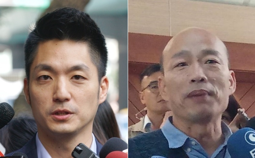 關於國民黨2022台北市長選舉人選，外界揣測可能會推派立委蔣萬安（左）或前高雄市長韓國瑜（右）。 圖：新頭殼合成照