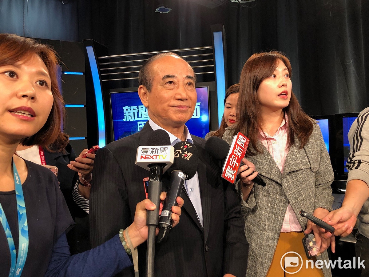 前立法院長王金平下午接受年代新聞面對面專訪。 圖：趙婉淳 /攝