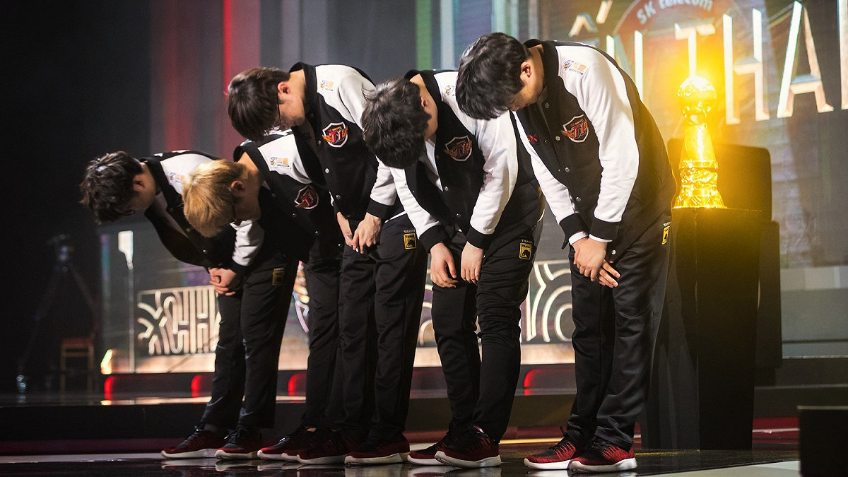韓國LCK代表SK Telecom T1（SKT）表現不如預期使韓國網友相當不滿。 圖：翻攝自 LoL Esports Photo Flickr