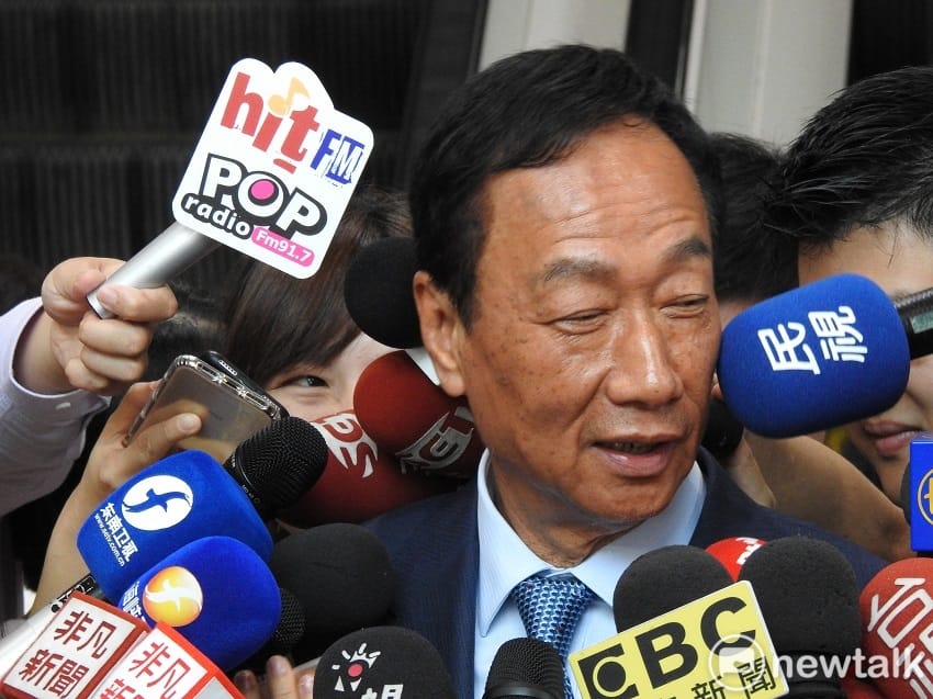 吳郭會今天登場對於延攬楊秋興表示，他需要對南部有瞭解的人幫助他。 圖：趙婉淳／攝