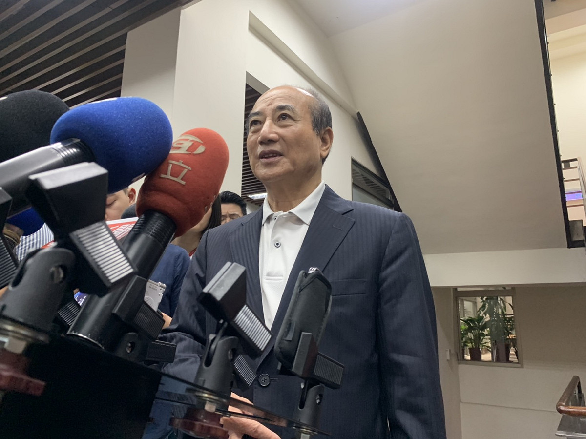 前立法院長王金平上午接受媒體訪問。 圖：王金平辦公室提供