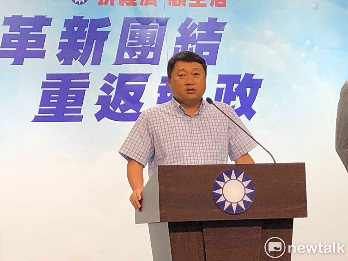 國民黨組發會主委李哲華說明2020總統提名特別辦法、作業要點與時程。 圖：趙婉淳／攝