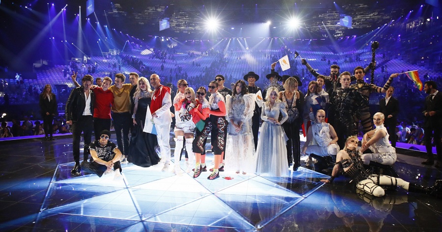 首次在以色列舉行的歐洲歌唱大賽14日傍晚進行準決賽。 圖：翻攝Eurovision Song Contest網頁