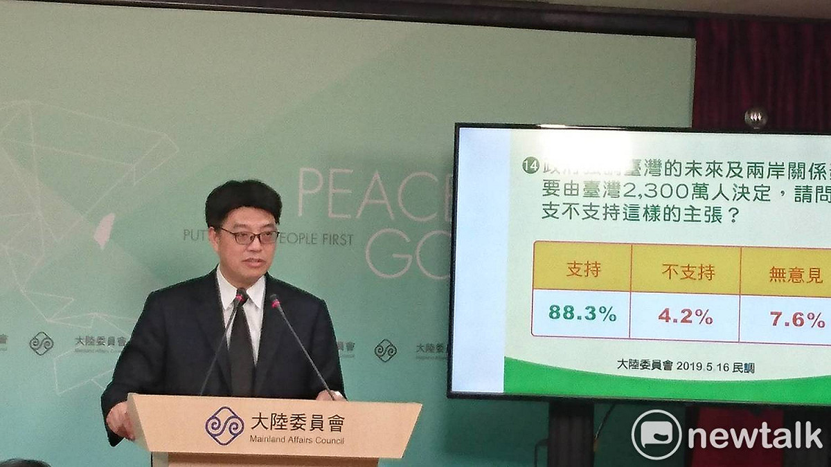 大陸委員會副主委兼發言人邱垂正。 圖：謝莉慧/攝（資料照片）