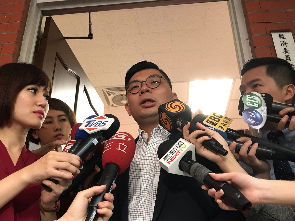 國民黨立委許毓仁。 圖：趙婉淳／攝