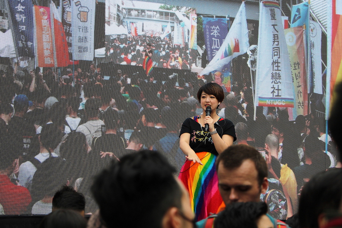 婚姻平權大平台總召呂欣潔。 圖：婚姻平權大平台 / 提供