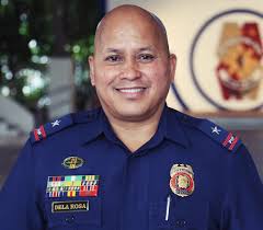菲律賓期中選舉，杜特地戰友光頭神探德拉羅沙（Bato dela Rosa）預計可以第5高票當選。 圖 : 番攝自zh-tw.facebook.com