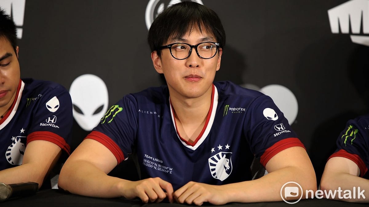 北美勁旅Team Liquid的AD老將Doublelift。 圖：蔡幸秀/攝