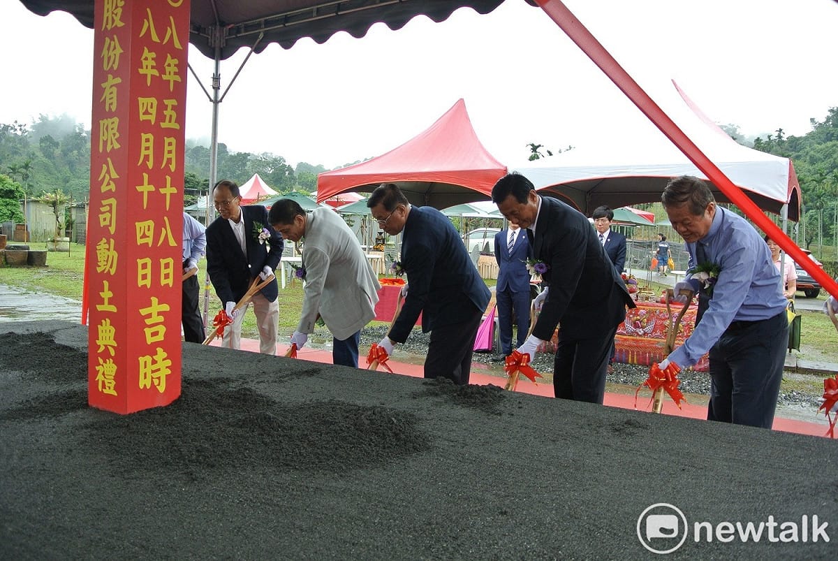 可愛世界今天動土。 圖：唐復年/攝