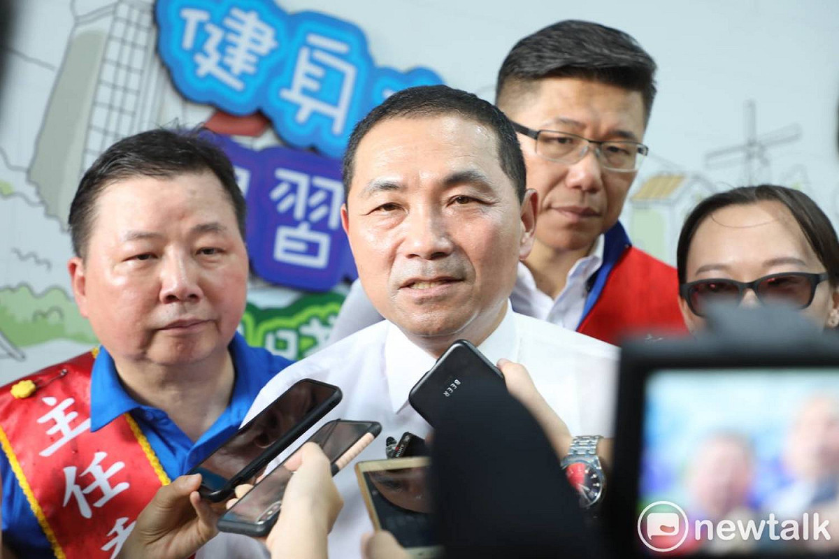 侯友宜表示，新北市政５個月來已經穩定下來，接下來會慢慢跨出去與國際城市交流接軌。 圖：林昀真／攝