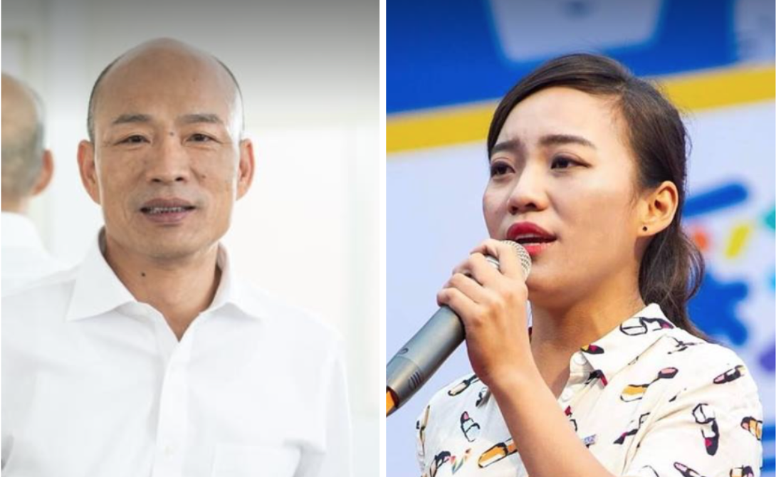 左：高雄市長韓國瑜；右：高雄市議員黃捷。 圖：新頭殼合成照