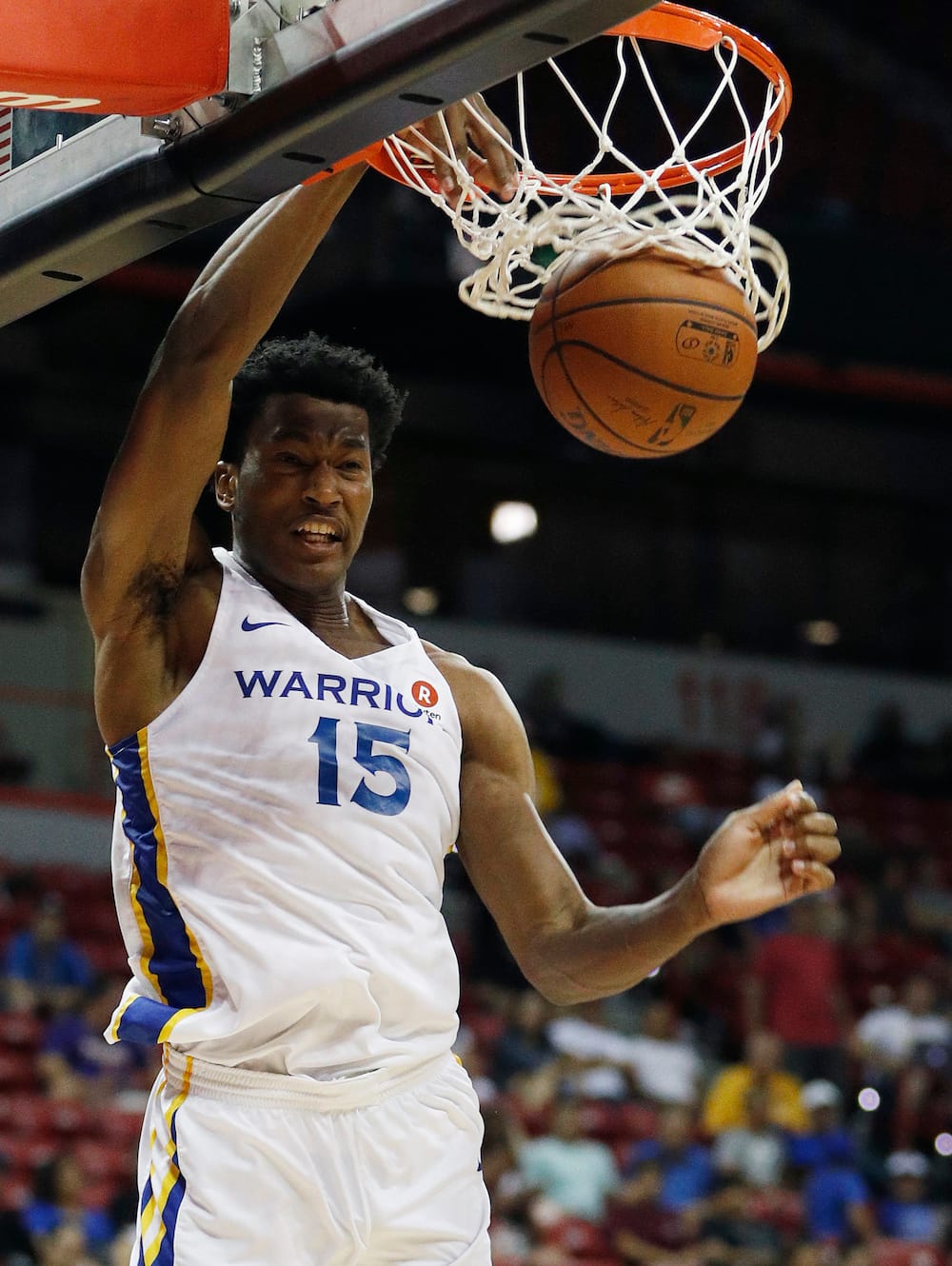 勇士中鋒Damian Jones。 圖／美聯社／達志影像