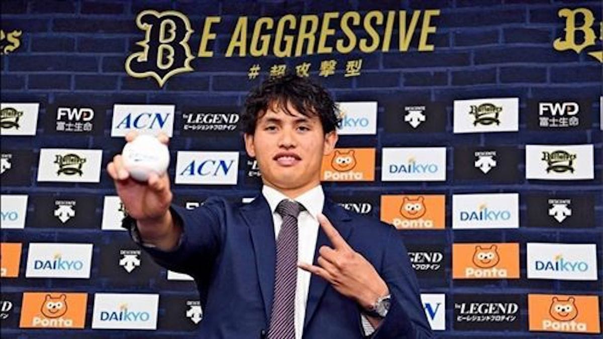 歐力士投手張奕。 圖／翻攝自歐力士官方粉絲團