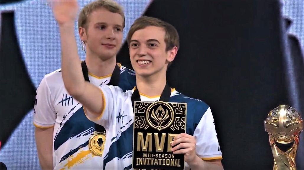 Caps獲選最有價值選手。 圖：翻攝自LOL Esports。