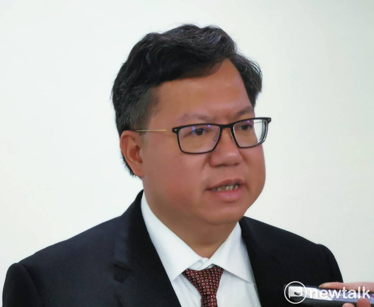 鄭文燦認為，面對接下來總統大選可能出現藍綠白「三腳督」競爭局面，綠營蔡英文與賴清德須合作，才有可能勝選。 圖：林昀真／攝